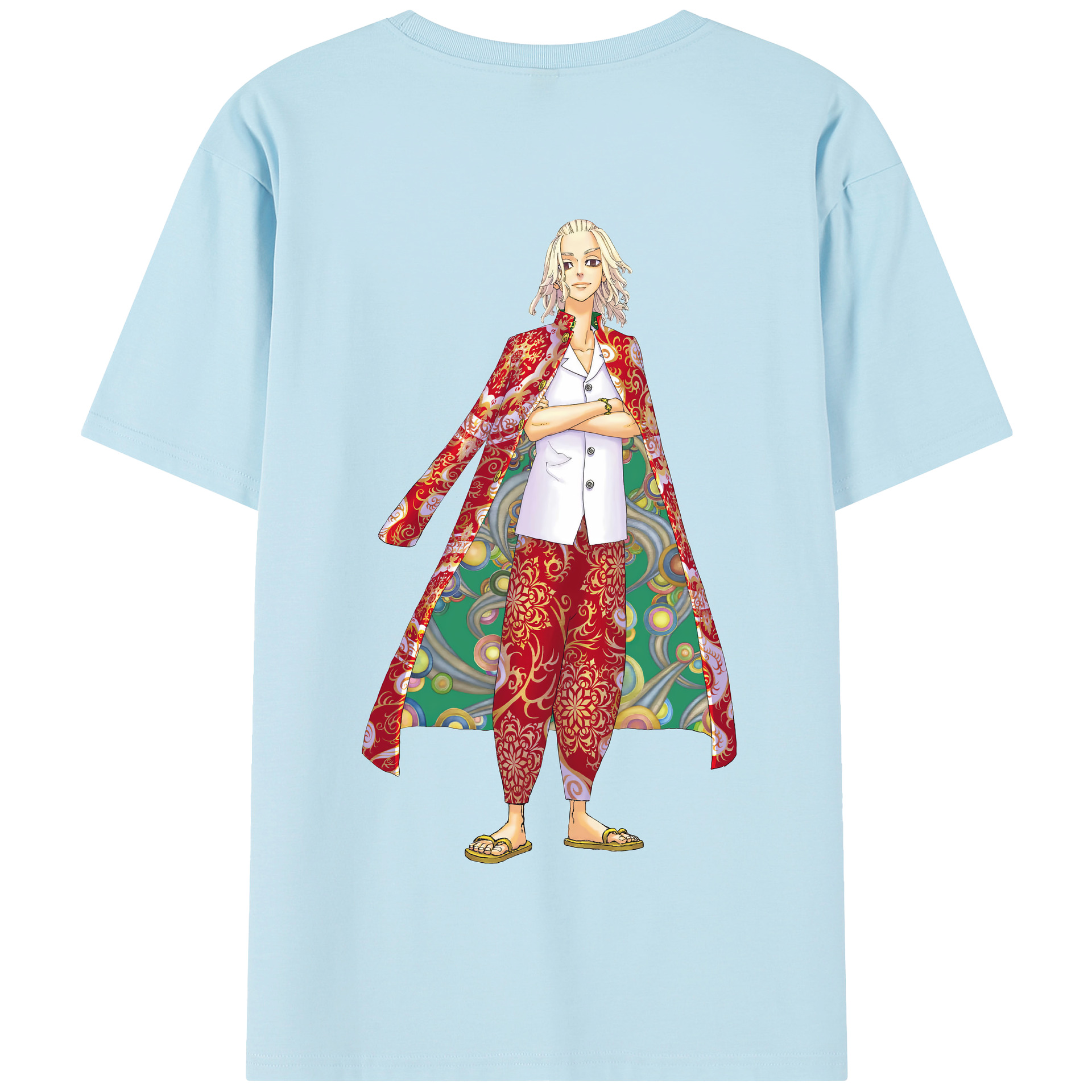 （画像用） 東京リベンジャーズ Tokyo Revengers 綿100％半袖Tシャツ（背面プリント）